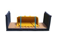 In der Spur TT-FRBL-SCH - TT - Flat Rack 20 mit Baggerschaufel